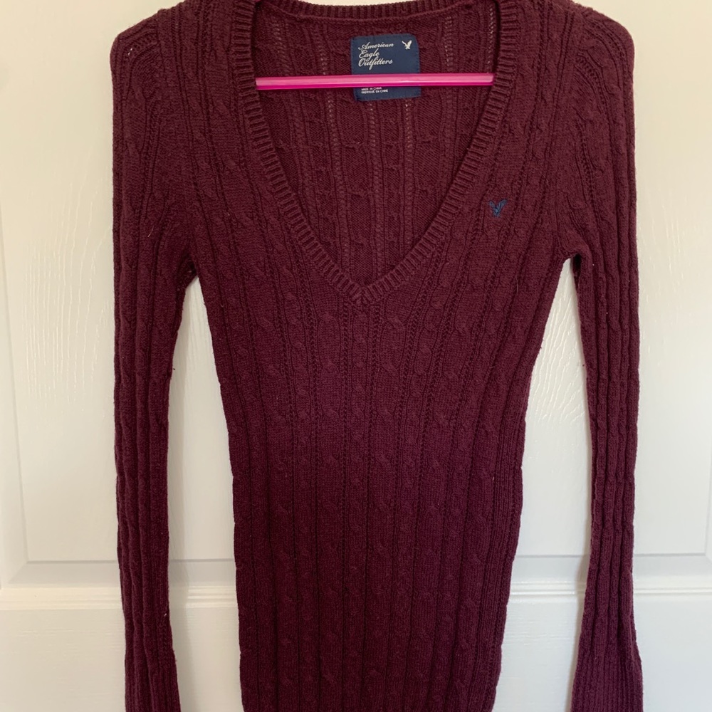 American Eagle Cable Sweater